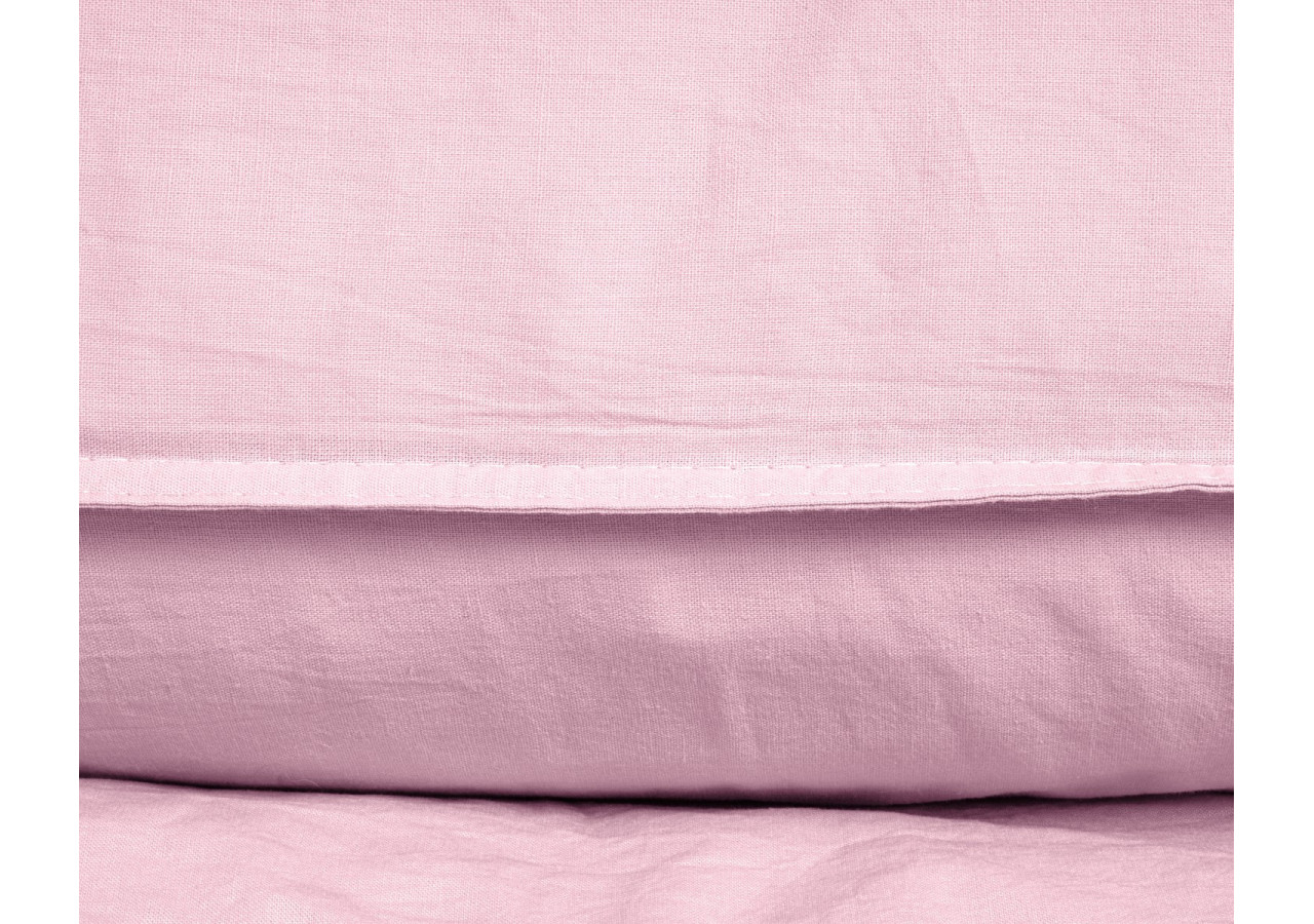 Housse de Couette Stone Washed Rose - 240 x 220 cm en Coton - 15020920 - Dreamhouse