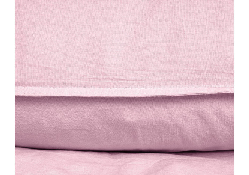 Housse de Couette Stone Washed Rose - 240 x 220 cm en Coton - 15020920 - Dreamhouse