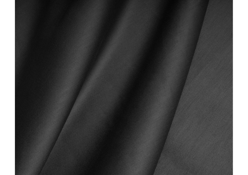 Housse de Matelas Satin Noir - 140 x 200 cm, Coton Satiné de Luxe - 15020950 - Primaviera Deluxe