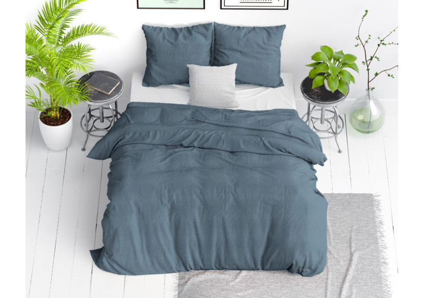 Housse de Couette Bleue - 240 x 220 cm en Coton 100% - 15020929 - Dreamhouse Housse de Couette Bleue - 240 x 220 cm en Coton 100% - 15020929 - Dreamhouse