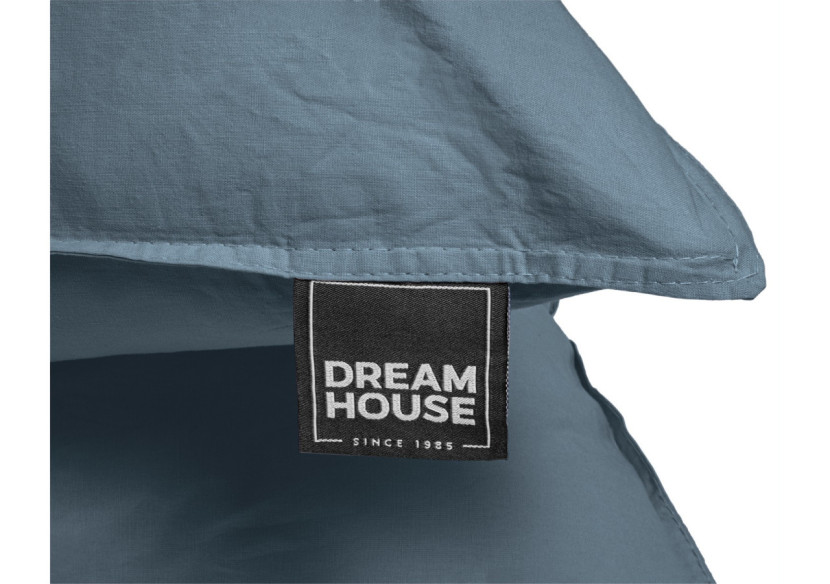 Housse de Couette Bleue - 240 x 220 cm en Coton 100% - 15020929 - Dreamhouse Housse de Couette Bleue - 240 x 220 cm en Coton 100% - 15020929 - Dreamhouse