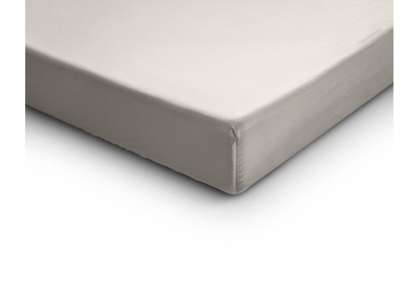 Housse de Matelas Satinée Crème - 90 x 200 cm - 15020959 - Primaviera Deluxe