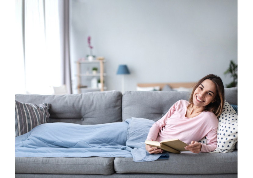 Duvet Dreamhouse Verkoelende Blue Cell - 140 x 200 cm, Léger et Rafraîchissant - 15021511 - Dreamhouse