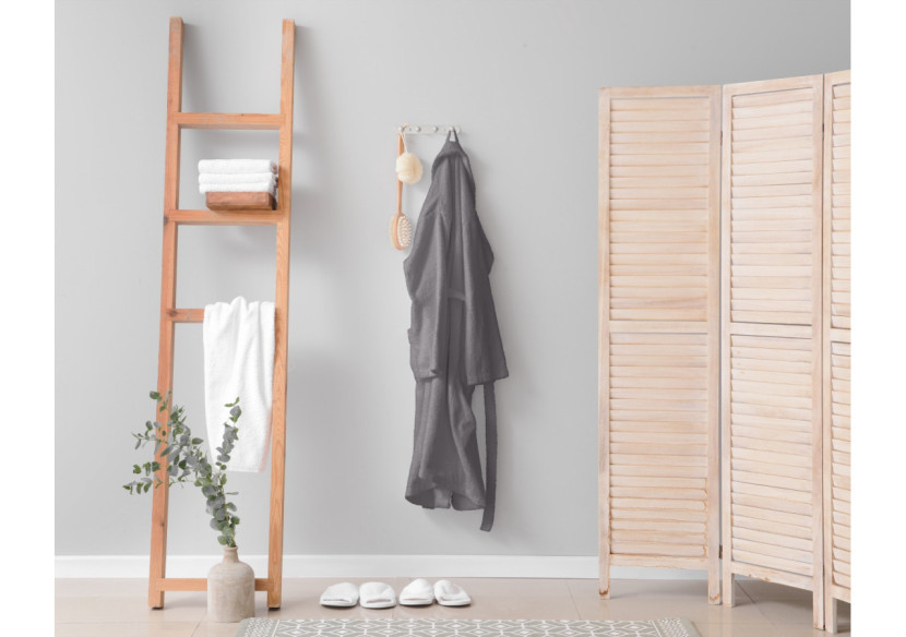 Peignoir Doux en Terry Gris - Taille L-XL, 100% coton - 15023696 - Dreamhouse Peignoir Doux en Terry Gris - Taille L-XL, 100% coton - 15023696 - Dreamhouse