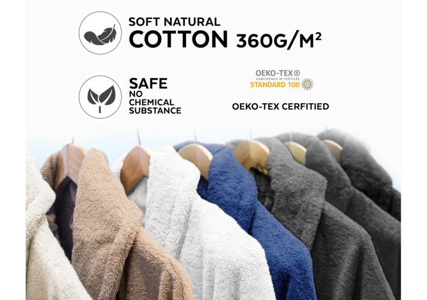 Peignoir Soft Terry - 100% coton, S-M, Confort et style - 15023697 - Dreamhouse Peignoir Soft Terry - 100% coton, S-M, Confort et style - 15023697 - Dreamhouse