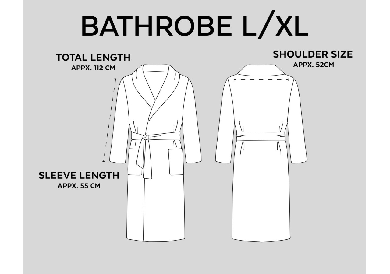 Peignoir Soft Terry - 100% coton, S-M, Confort et style - 15023697 - Dreamhouse