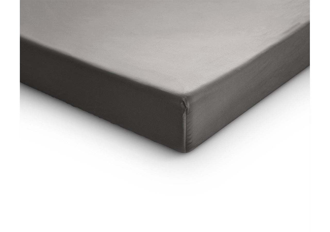 Housse de Matelas Splittopper en Satin Gris - 180 x 200 cm - 15024000 - Primaviera Deluxe