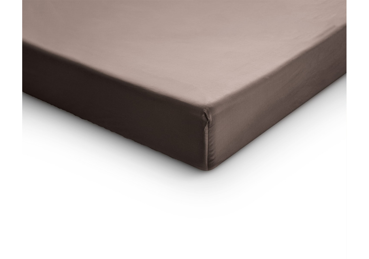 Housse de matelas Splittopper Satijn - Taupe 180 x 200 cm - 15024003 - Primaviera Deluxe