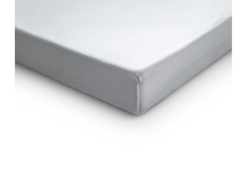Housse de matelas Splittopper - Coton satiné blanc 180 x 200 cm - 15023994 - Primaviera Deluxe