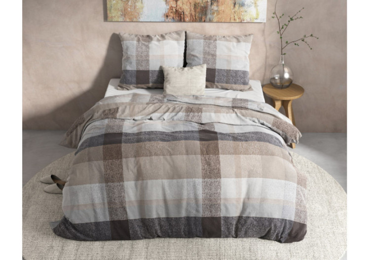Housse de Couette DH FL Thor - Taupe 200 x 220 cm - 15029903 - Dreamhouse