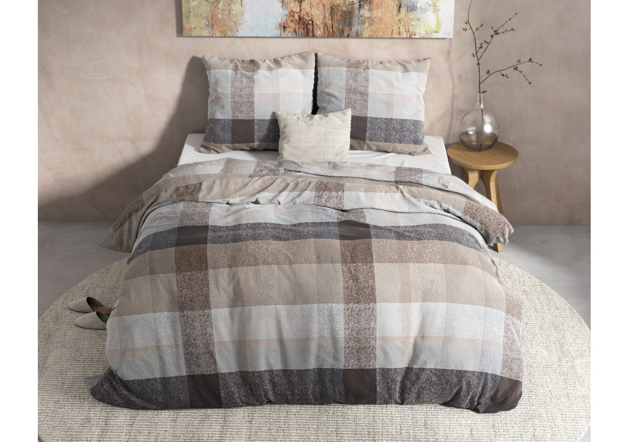 Housse de Couette DH FL Thor - Taupe 200 x 220 cm - 15029903 - Dreamhouse