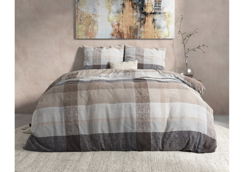 Housse de Couette DH FL Thor - Taupe 200 x 220 cm - 15029903 - Dreamhouse Housse de Couette DH FL Thor - Taupe 200 x 220 cm - 15029903 - Dreamhouse