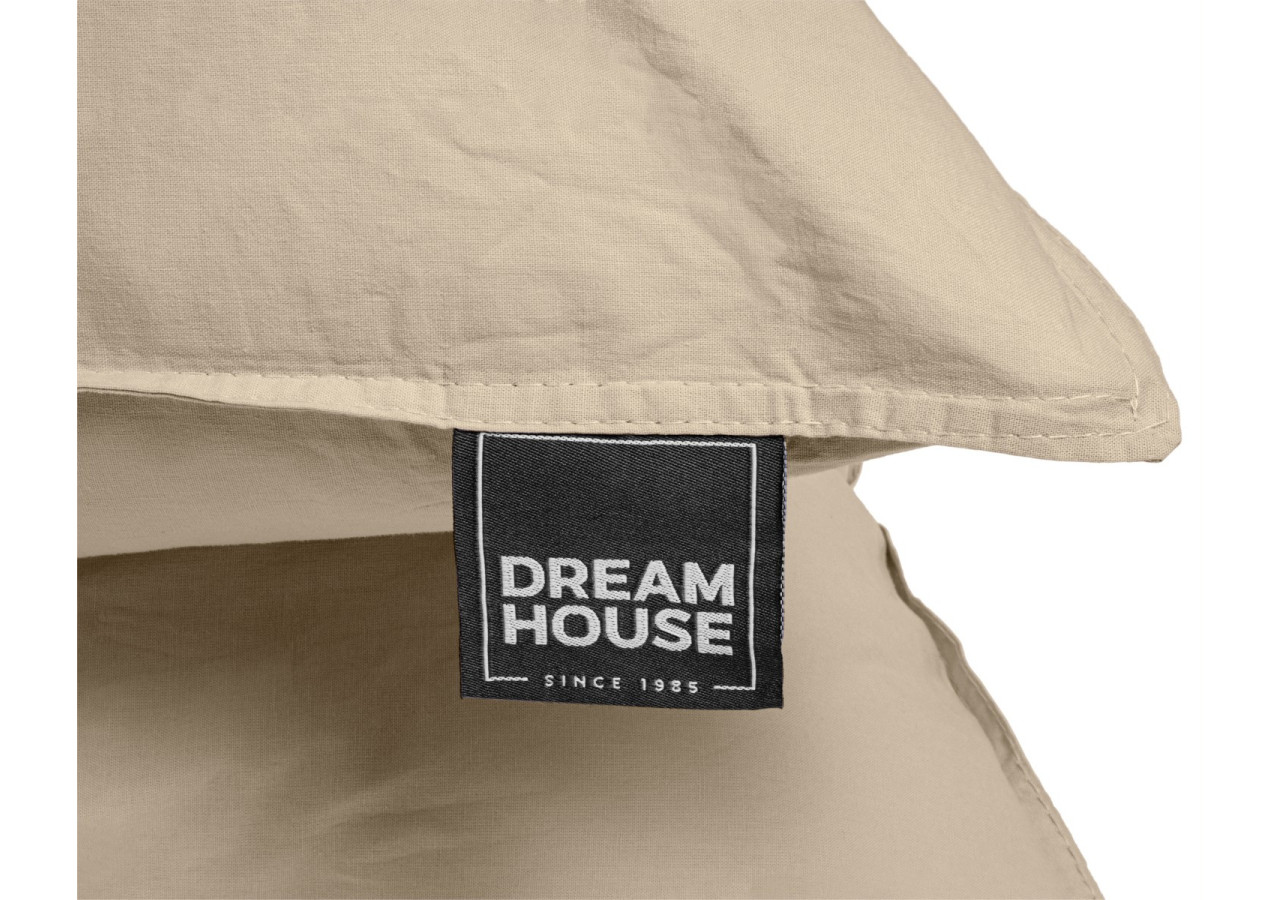 Housse de Couette Stone Washed Sable - 240 x 220 cm en Coton - 17014915 - Dreamhouse