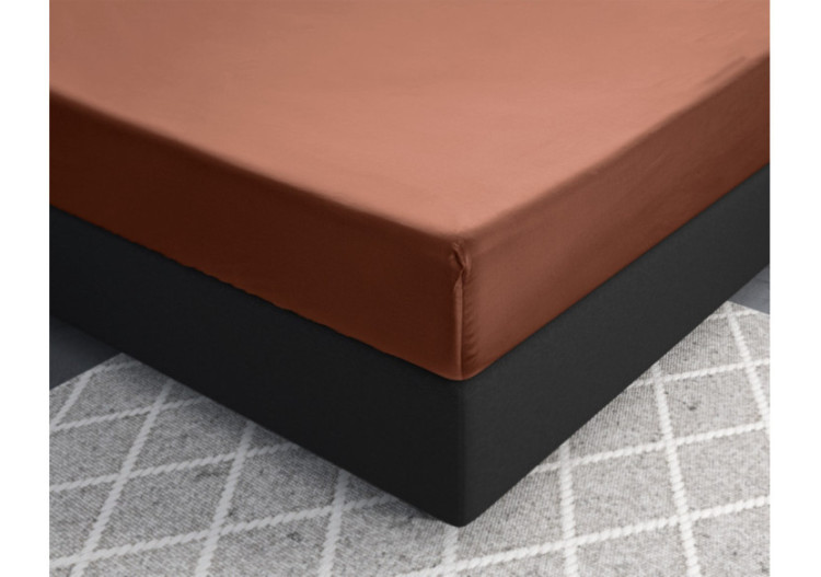 Housse de Matelas Satinée Marron - 180 x 200 cm, Élégance et Confort - 17015337 - Primaviera Deluxe 2