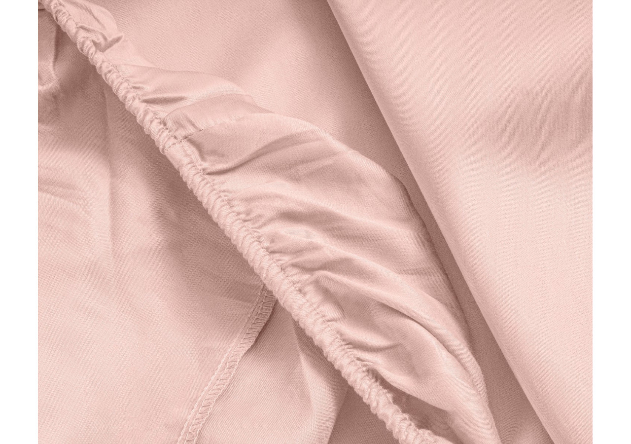 Housse de Matelas en Satin Rose - 180 x 210 cm - 17015362 - Primaviera Deluxe
