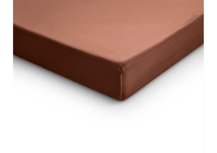 Housse de Matelas Splittopper Satijn - Brun 160 x 200 cm - 17015400 - Primaviera Deluxe