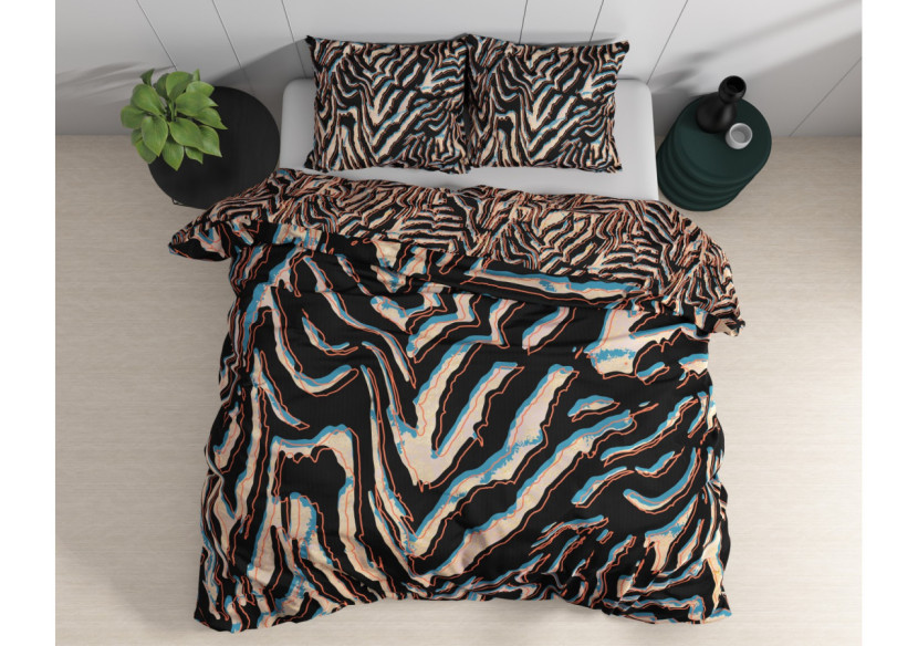 Housse de Couette Tansy Multi - 140 x 220 cm avec Motifs Colorés - 17015827 - Dreamhouse