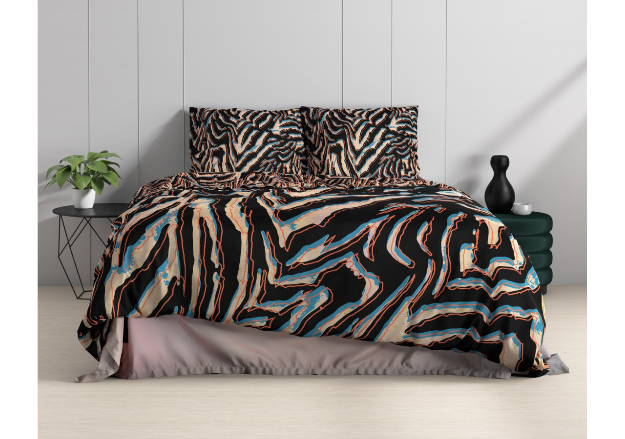 Housse de Couette Tansy Multi - 140 x 220 cm avec Motifs Colorés - 17015827 - Dreamhouse