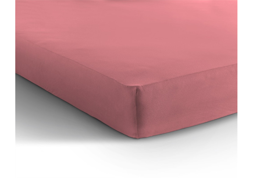 Housse de Matelas Jersey Rose - 140 x 200 cm en Coton Doux - Enkel Jersey 135 gr. Hoeslaken Roze 140 x 200 - Royal Textile