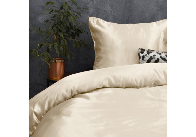 Housse de Couette Beauty Skin Care - Crème 240 x 220 cm - Beauty Skin Care Dekbedovertrek Creme 240 x 220 - Royal Textile