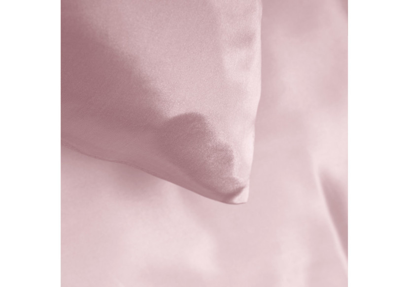 Housse de Couette Beauty Skin Care - Satin Micropercal Rose 240 x 220 - Royal Textile