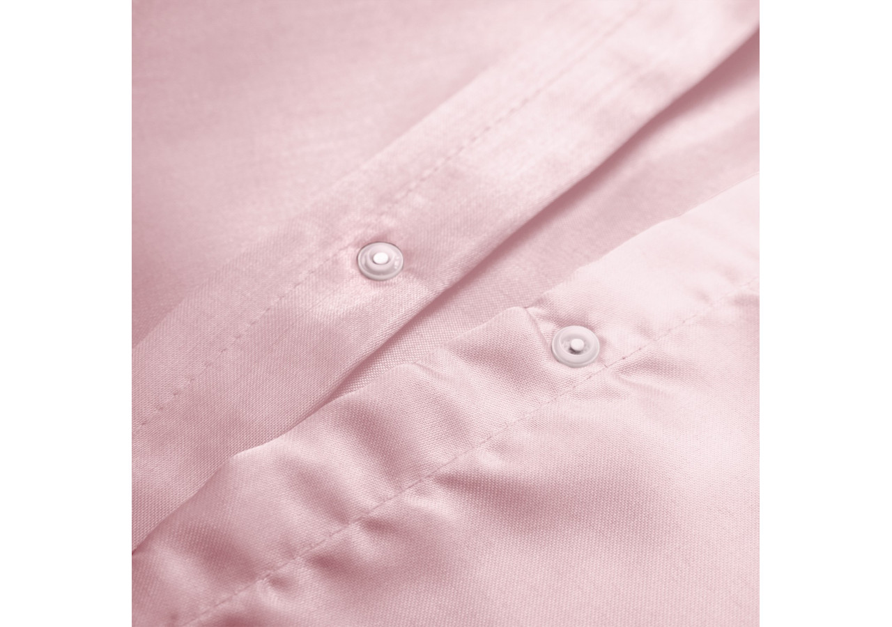 Housse de Couette Beauty Skin Care - Satin Micropercal Rose 240 x 220 - Royal Textile