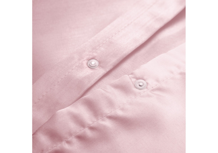 Housse de Couette Beauty Skin Care - Satin Micropercal Rose 240 x 220 - Royal Textile