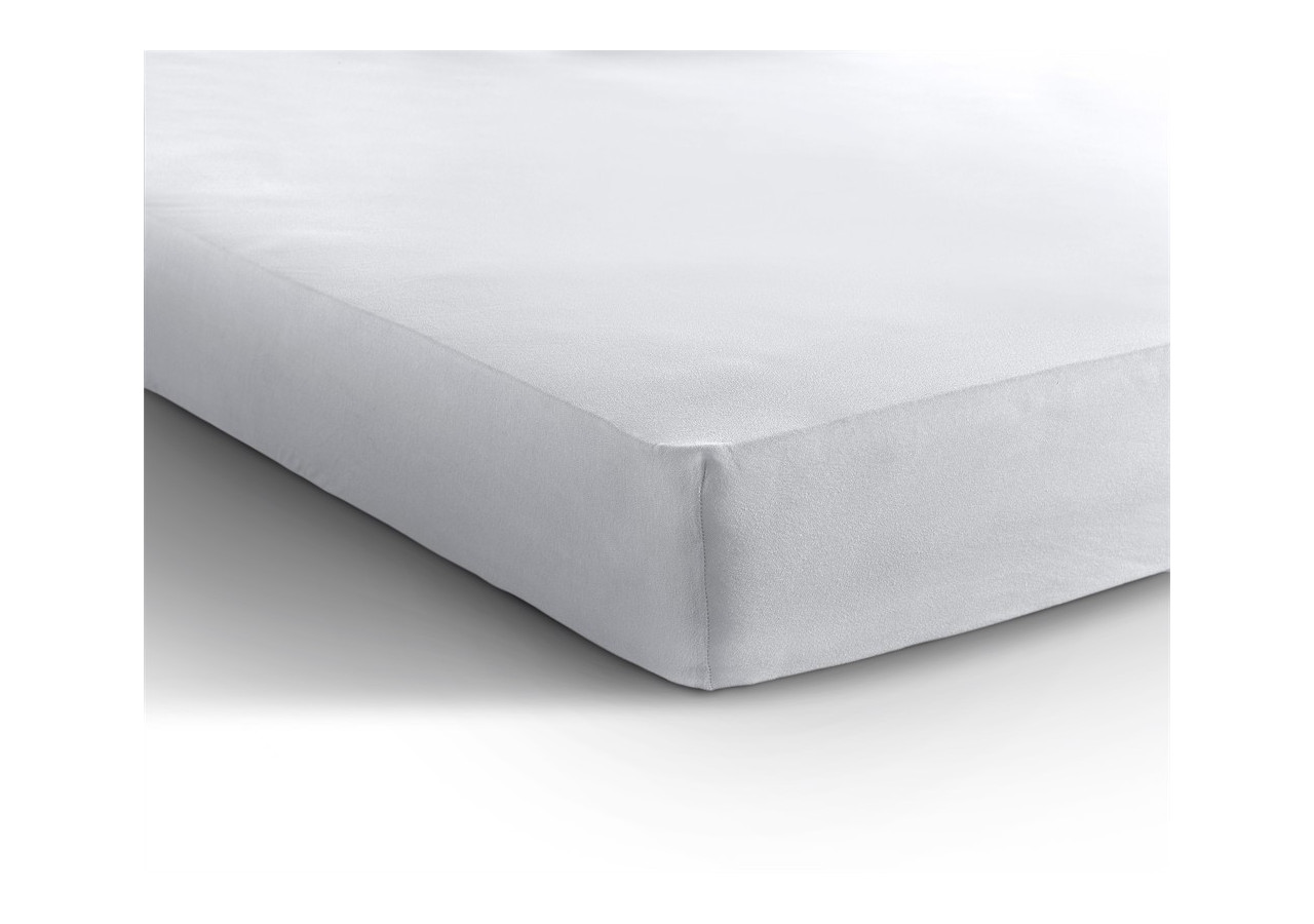 Housse de Matelas Dreamhouse - Jersey Blanc 190/200 x 220/230 cm - Royal Textile