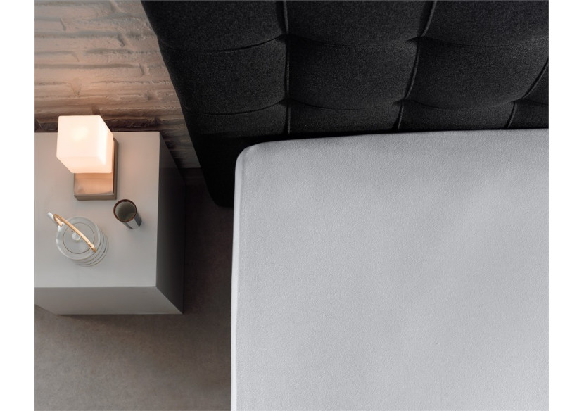 Housse de Matelas Dreamhouse - Jersey Blanc 190/200 x 220/230 cm - Royal Textile