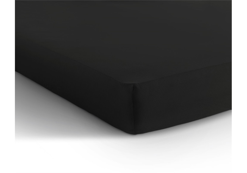 Housse de Matelas Dubbel Jersey - 220 g, Noir 140 x 200/220 cm - Royal Textile