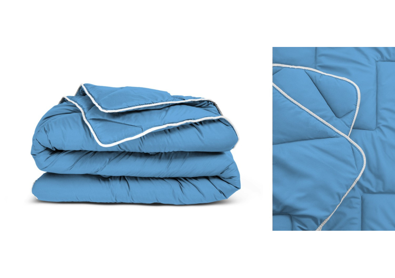 Couette All-in-One Lazy - Bleu 140 x 200 cm - 17015637 - Sleeptime