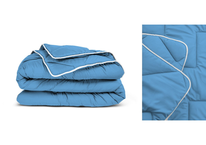 Couette All-in-One Lazy - Bleu 140 x 200 cm - 17015637 - Sleeptime