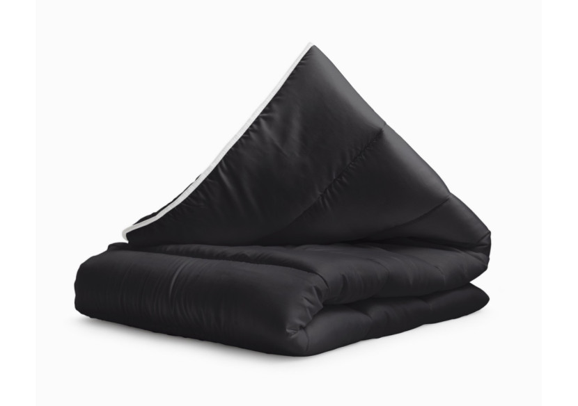 Couette Tout-en-Un NOIRE - 200 x 200 cm, Douceur et Praticité - All-in one lazy dekbed Zwart 200 x 200 - Royal Textile