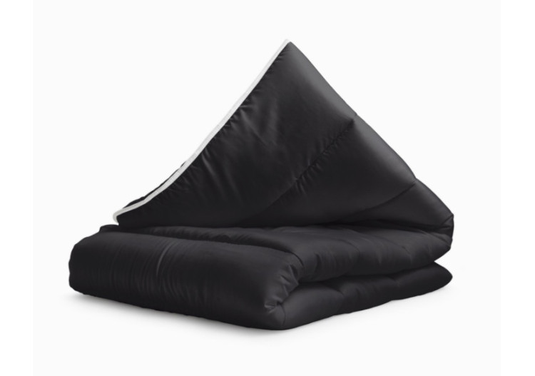 Couette Tout-en-Un NOIRE - 240 x 200 cm, Confort et Économie d'Espace - All-in one lazy dekbed Zwart 240 x 200 - Royal Textile