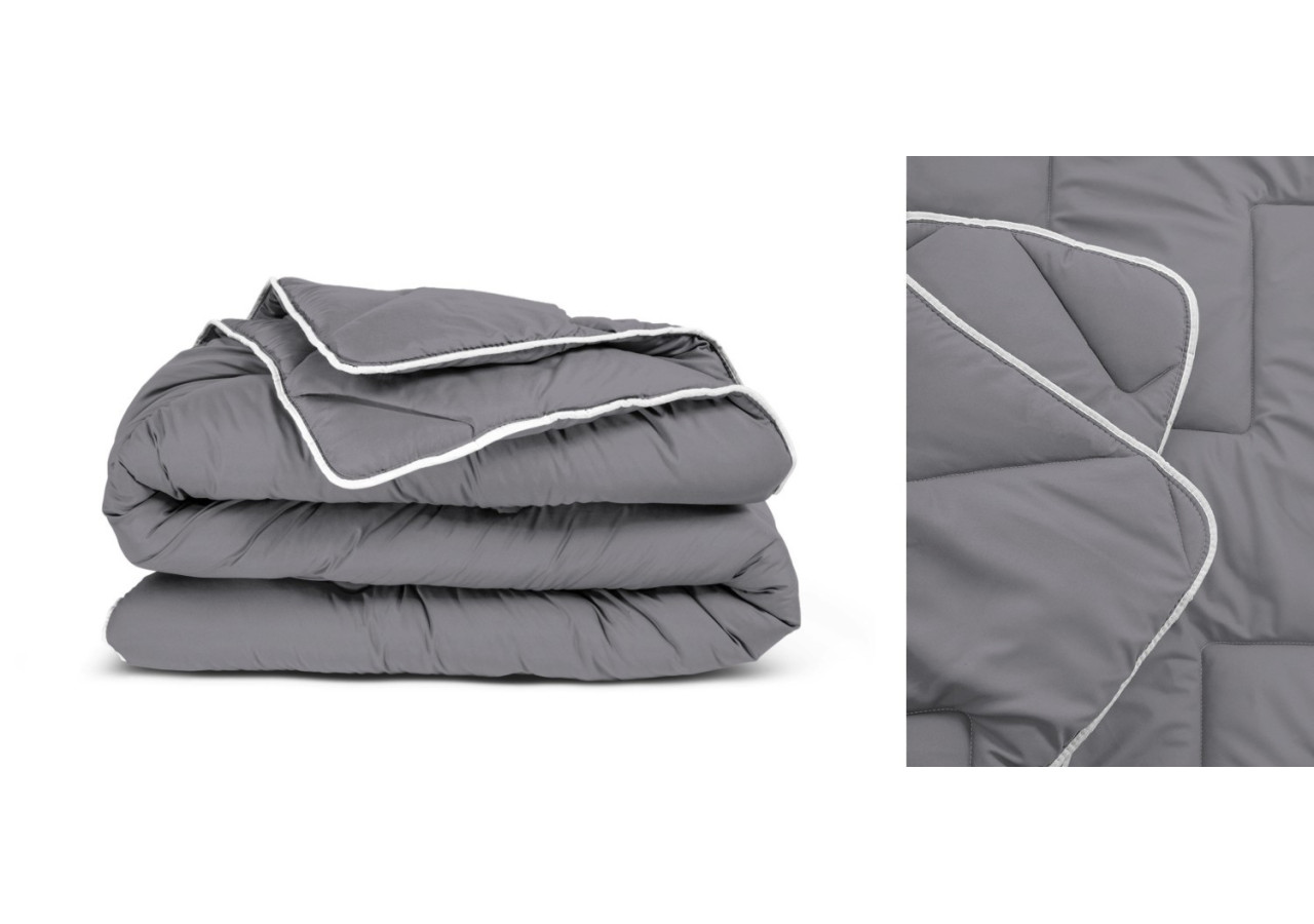 Couette Tout-en-Un ANTRACITE - 240 x 200 cm - Royal Textile