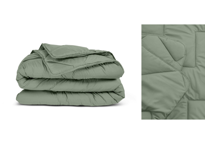 Couette All-in One Lazy - Vert 140 x 200 cm - All-in One Lazy dekbed Groen 140 x 200 - Royal Textile