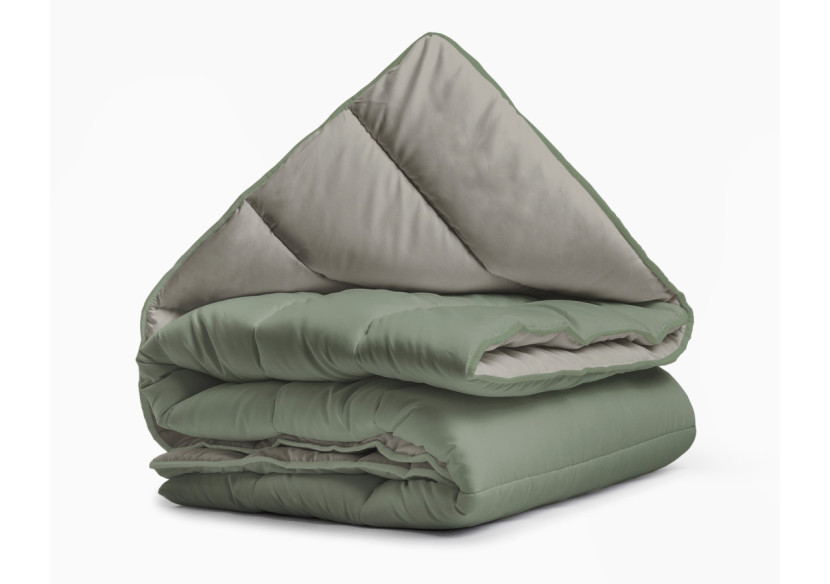 Couette All-in One Lazy - Vert/Kaki 240 x 200 cm - All-in One Lazy dekbed Groen/Kaki 240 x 200 - Royal Textile