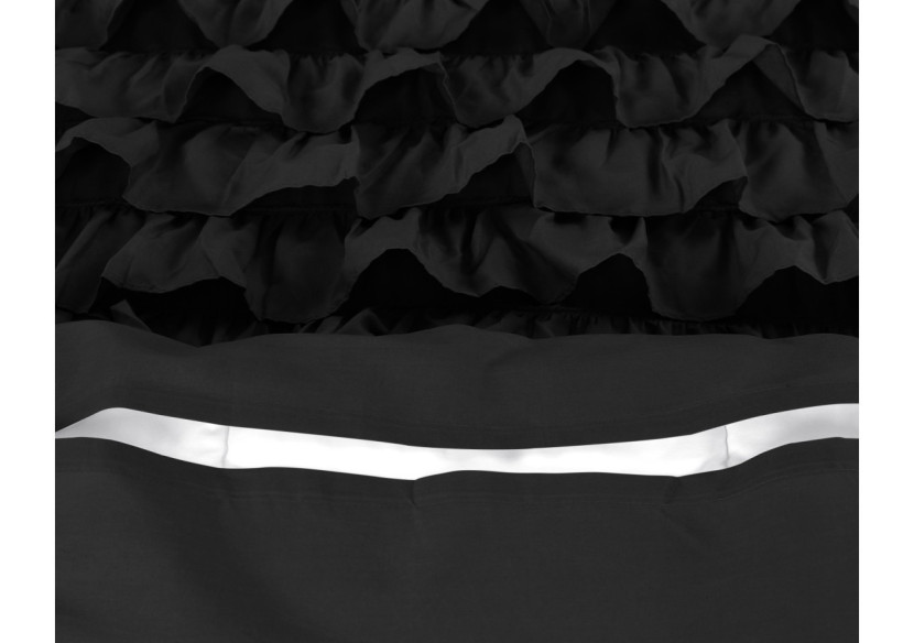 Housse de Couette Cyprus Noir - Percaline 140 x 220 cm - Cyprus Zwart 140 x 220 - Royal Textile