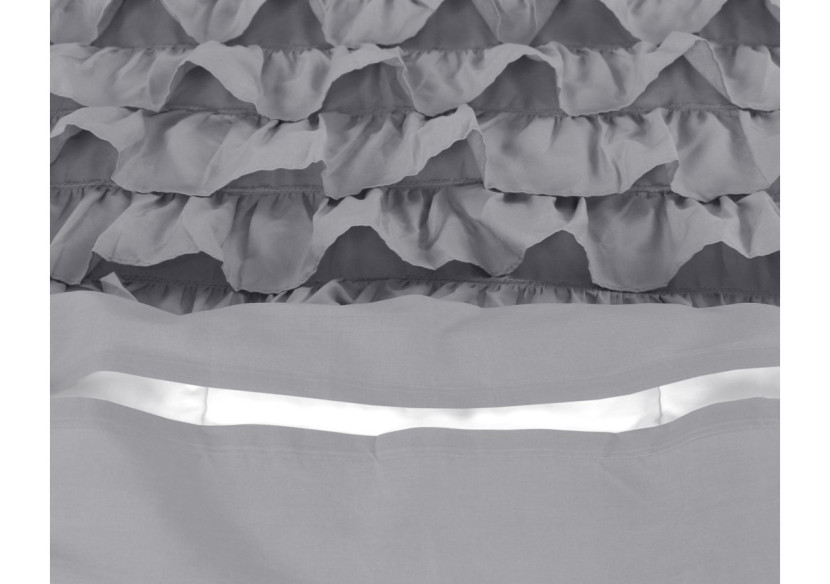 Housse de Couette Cyprus Gris - 240 x 220 cm en Percaline de Coton - Cyprus Grijs 240 x 220 - Royal Textile