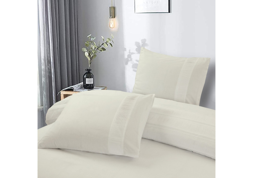 Housse de Couette Bali Crème - 200 x 220 cm, Élégance et Simplicité - Bali Creme 200 x 220 - Royal Textile
