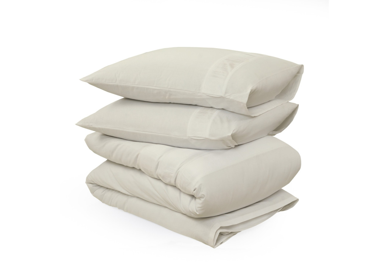 Housse de Couette Bali Crème - 200 x 220 cm, Élégance et Simplicité - Bali Creme 200 x 220 - Royal Textile