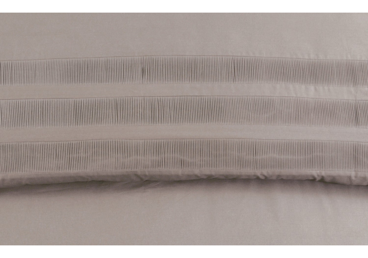 Housse de Couette Bali Taupe - 200 x 220 cm en Coton Premium - Bali Taupe 200 x 220 - Royal Textile