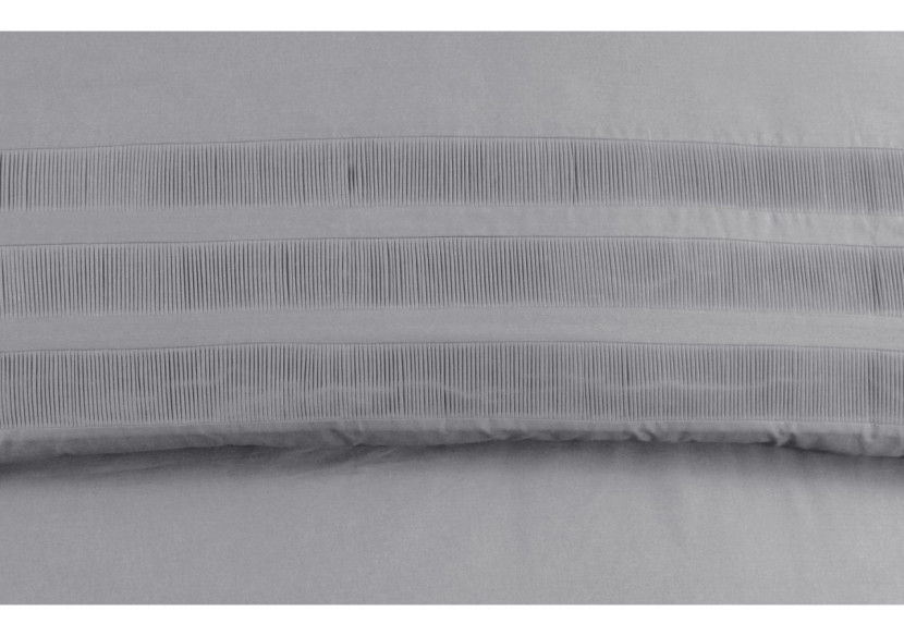 Housse de Couette Bali Grise - 200 x 220 cm, Élégance et Confort - Bali Grijs 200 x 220 - Royal Textile