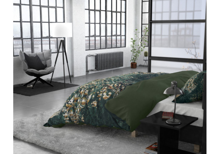 Housse de Couette Nairobi Green - 200 x 220 cm en Satin de Coton - 14023417 - Dreamhouse 2