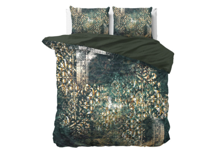 Housse de Couette Nairobi Green - 240 x 220 cm en Satin de Coton - 14023418 - Dreamhouse