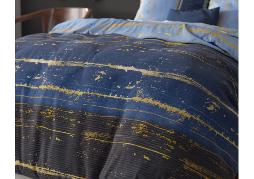 Housse de Couette Scratchy Blauw - 240 x 220 cm en Coton et Polyester - Scratchy Blauw 240 x 220 - Royal Textile