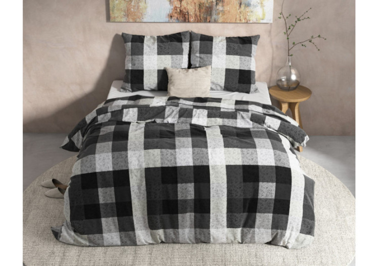 Housse de Couette DH Flanel Steef - Flanelle Douce 140 x 220 cm - 14024063 - Dreamhouse