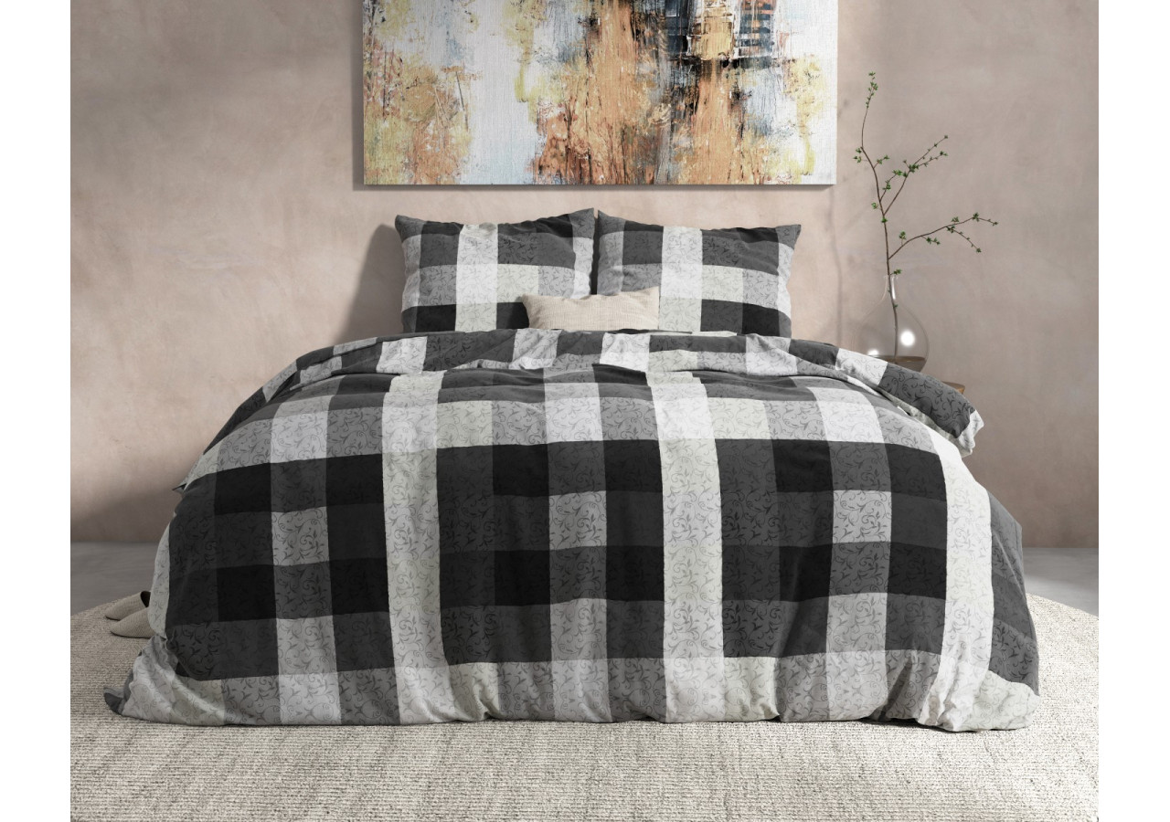 Housse de Couette DH Flanel Steef - Flanelle Douce 140 x 220 cm - 14024063 - Dreamhouse