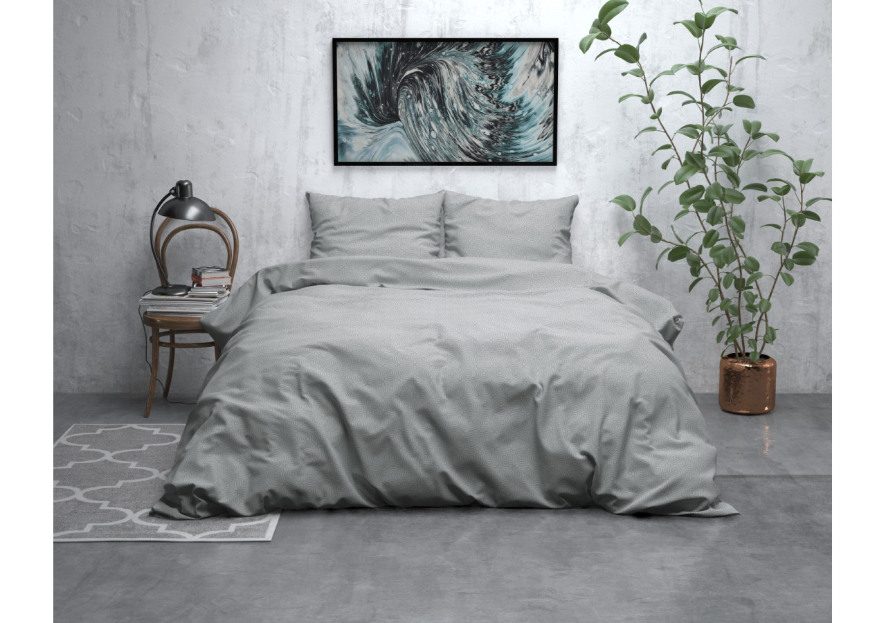 Housse de Couette Flanel Jason - 140 x 200/220 cm, en Flanelle Douce - 14024075 - Royal Textile