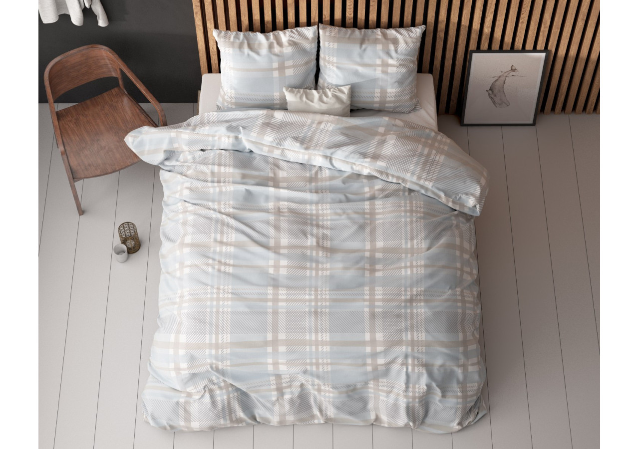 Housse de Couette Lilou Bleu - 200 x 220 cm, Élégance et Confort - Lilou Blauw 200 x 220 - Royal Textile